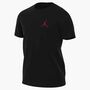 Nike M J Jumpman Ss Lbr Tee 2 - black/gym red