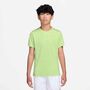 Nike K Nk Df Miler Ss Top - lt liquid lime/reflective silv