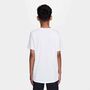 Nike K Nk Df Miler Ss Top - white/white/htr/reflective silv