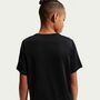 Nike K Nk Df Miler Ss Top - black/htr/reflective silv