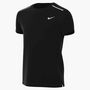 Nike K Nk Df Miler Ss Top - black/htr/reflective silv