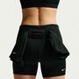 Nike W Acg Trail Df Hr 4In Tgt Shrt - black/summit white