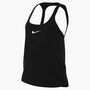 Nike W Np Df Tank Elastika 2 - black/white/metallic silver