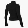 Nike W Nk Ls Fitted Fz Jacke Gls - black
