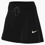 Nike W Nsw Phnx Flc Mr Std 4In Shrt - black/sail