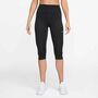 Nike W Nk Df One Hr Capri Useam - black/white