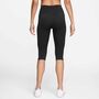 Nike W Nk Df One Hr Capri Useam - black/white
