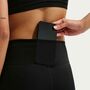 Nike W Nk Df One Hr Capri Useam - black/white