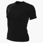 Nike W Nk Df Unvrsa Ss Top Snl - black/black/dk smoke grey