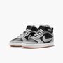 Nike Court Borough Mid 2 (Gs) - black/lt smoke grey-white-gum med b