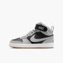 Nike Court Borough Mid 2 (Gs) - black/lt smoke grey-white-gum med b