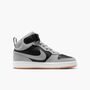 Nike Court Borough Mid 2 (Gs) - black/lt smoke grey-white-gum med b