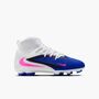 Nike Jr Phantom 6 High Club Fg/Mg - racer blue/pink blast-white