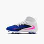 Nike Jr Phantom 6 High Club Fg/Mg - racer blue/pink blast-white