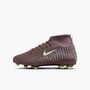 Nike Jr Superfly 10 Club Km Fg/Mg - plum eclipse/metallic silver