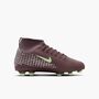 Nike Jr Superfly 10 Club Km Fg/Mg - plum eclipse/metallic silver