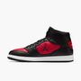 Nike Jordan Court Connect Mid - black/black-gym red-white