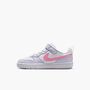 Nike Court Borough Low Ess+ (Ps) - white/pink rise-football grey