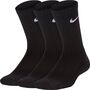 Nike Y Nk Evryday Cush Crew 3Pr-108 - black/white