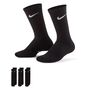 Nike Y Nk Evryday Cush Crew 3Pr-108 - black/white