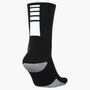Nike U Nk Elite Cush Crew 1Pr - black/white/white