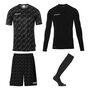 Uhlsport Progressive Torwart Set - schwarz
