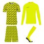 Uhlsport Progressive Torwart Set - fluo gelb/schwarz