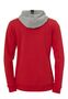 Kempa CORE 2.0 KAPUZENJACKE WOMEN - rot/dark grau melange