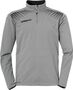 Uhlsport GOAL 1/4 ZIP TOP - dark grey melange/schwarz 