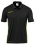 Uhlsport SCORE POLO SHIRT - schwarz/fluo gr�n