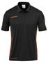 Uhlsport SCORE POLO SHIRT - schwarz/fluo orange