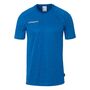Uhlsport Division 28 Shirt Kurzarm - azurblau