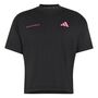 adidas Adi365 C Tee Uf - black/shopnk