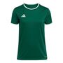 adidas Entrada 26 Jsy W - drkgrn/white