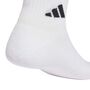 adidas C Ess Ank 3P - white/white/black