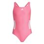adidas 3S Bld Swimsuit - lucpnk/white