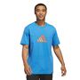 adidas M Bl 3-Bar T - rayblu