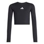 adidas Jg Tf Crop Ls - black/white