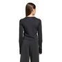 adidas Jg Tf Crop Ls - black/white