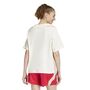 adidas W Stadium Tee - owhite/purrub/crli