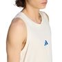 adidas M Sl Tank - owhite/lurabl