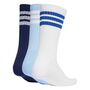 adidas 3S Ess C Crw 3P - dkblue/white/globlu