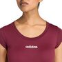 adidas Q1 Hyg Baby Tee - maroon