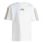 adidas Lk 3S Tee 160 - woca/white