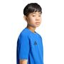 adidas Tt Tee Y Kinder - royblu/black
