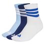 adidas 3S Ess C Mid 3P - dkblue/white/globlu