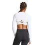 adidas Pwr Ess C Shrug - white