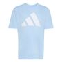 adidas Lk Bl Tee 160 - globlu/white