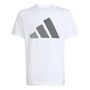 adidas J Bl Tee 160 - white/grethr/grefou/g