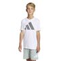 adidas J Bl Tee 160 - white/grethr/grefou/g